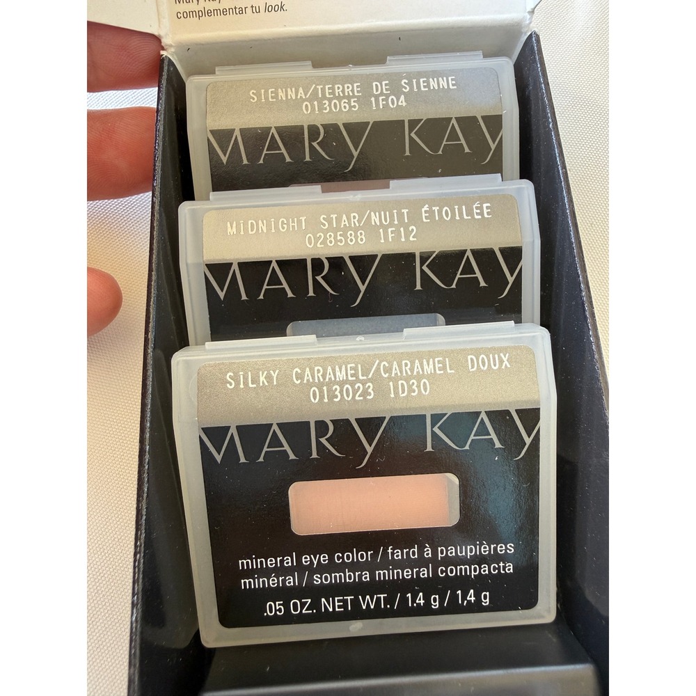 Mary Kay Mineral Eye Color Bundle Beautiful Brown Eyes Sienna Midnight Star NEW
